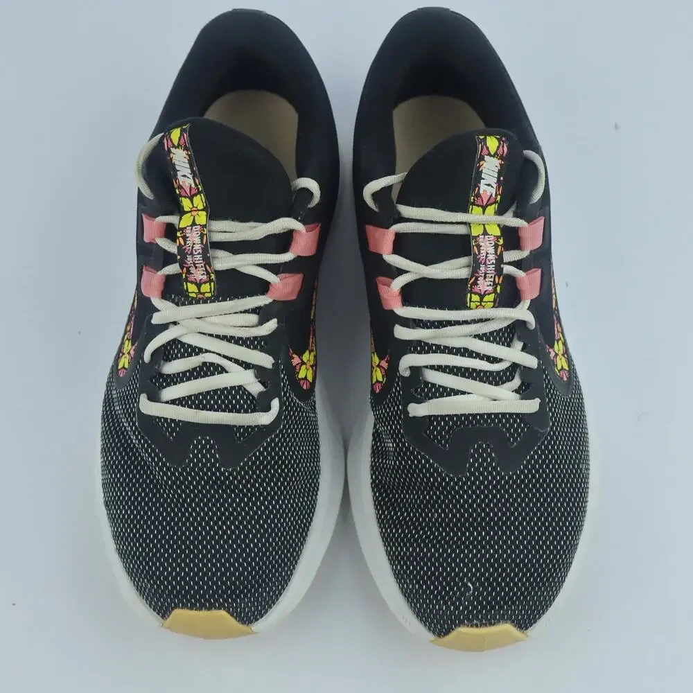 Nike Women's Downshifter 9 SE Black/Floral Running Shoes BQ9263-001 Size 6